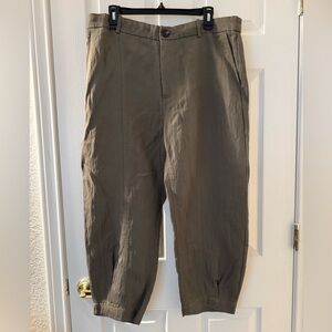 Zara Green Joggers Relaxed Fit